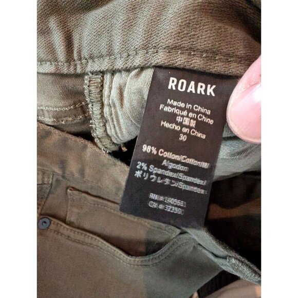 Roark Jeans Hwy 133 Men's Size 30x32 Standard Slim Fit Twill NEW - Picture 7 of 10